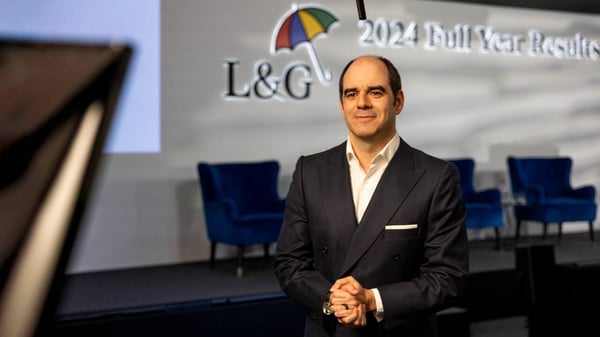 António Simões presenting L&G's 2024 results