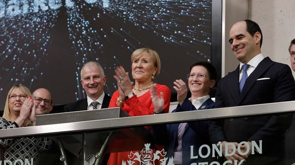 António Simões at the London Stock Exchange.