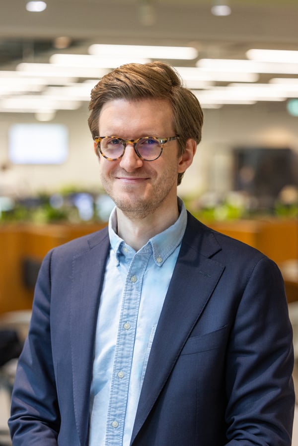 Photograph of Christopher Wright, Group Treasurer, L&G.
