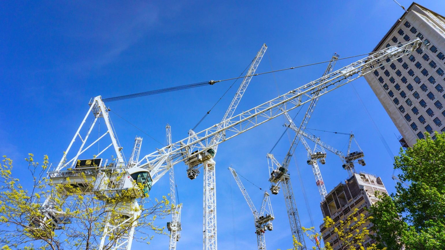 Construction tower crane image Construction tower crane image