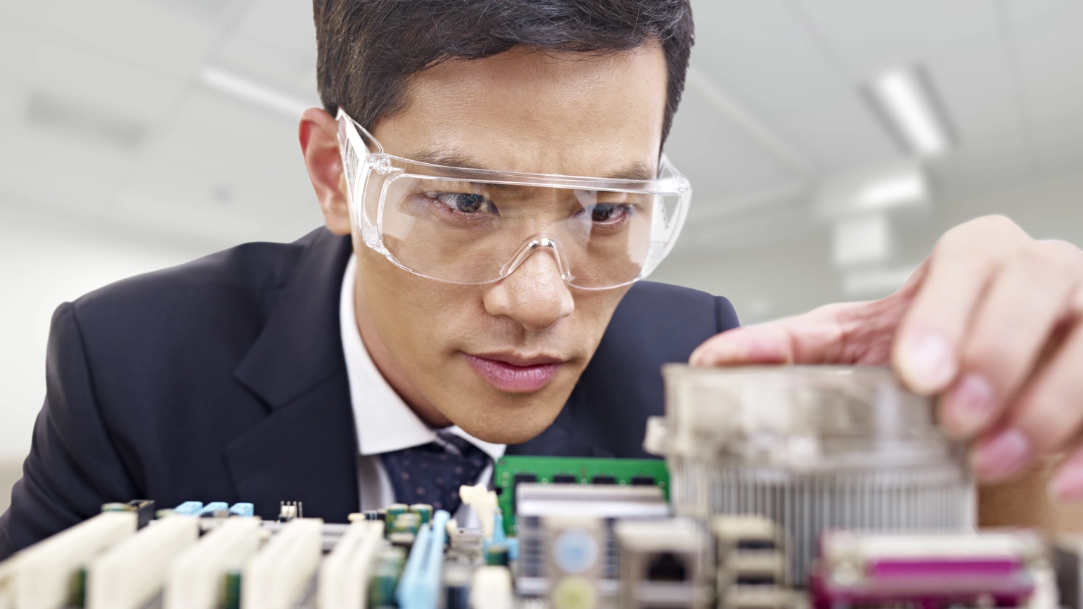 Scientist working in their lab Scientist working in their lab