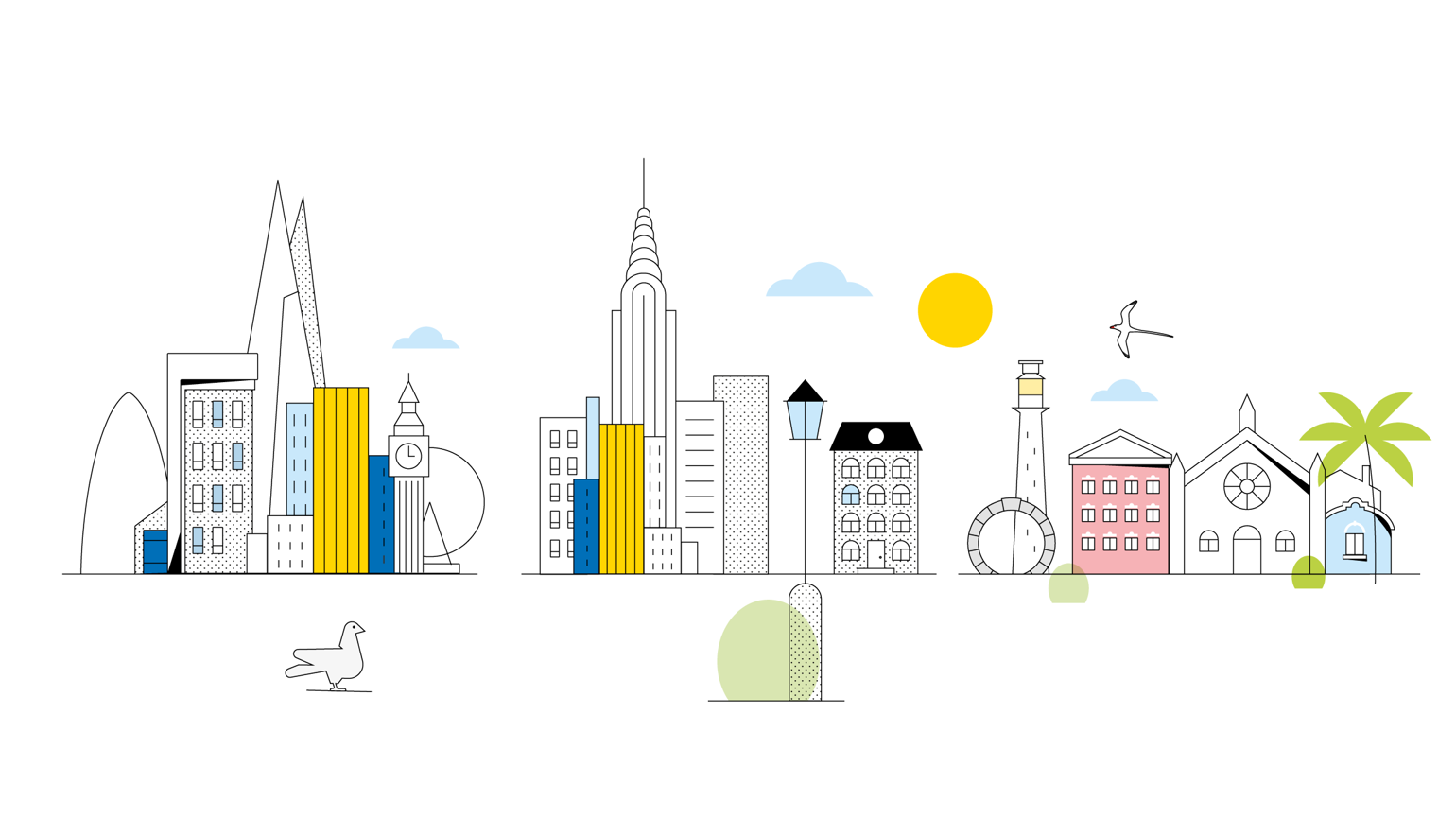 L&G Skyline illustration  L&G Skyline illustration