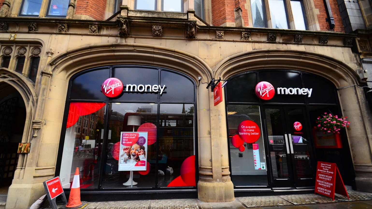 Virgin money exterior Virgin money exterior