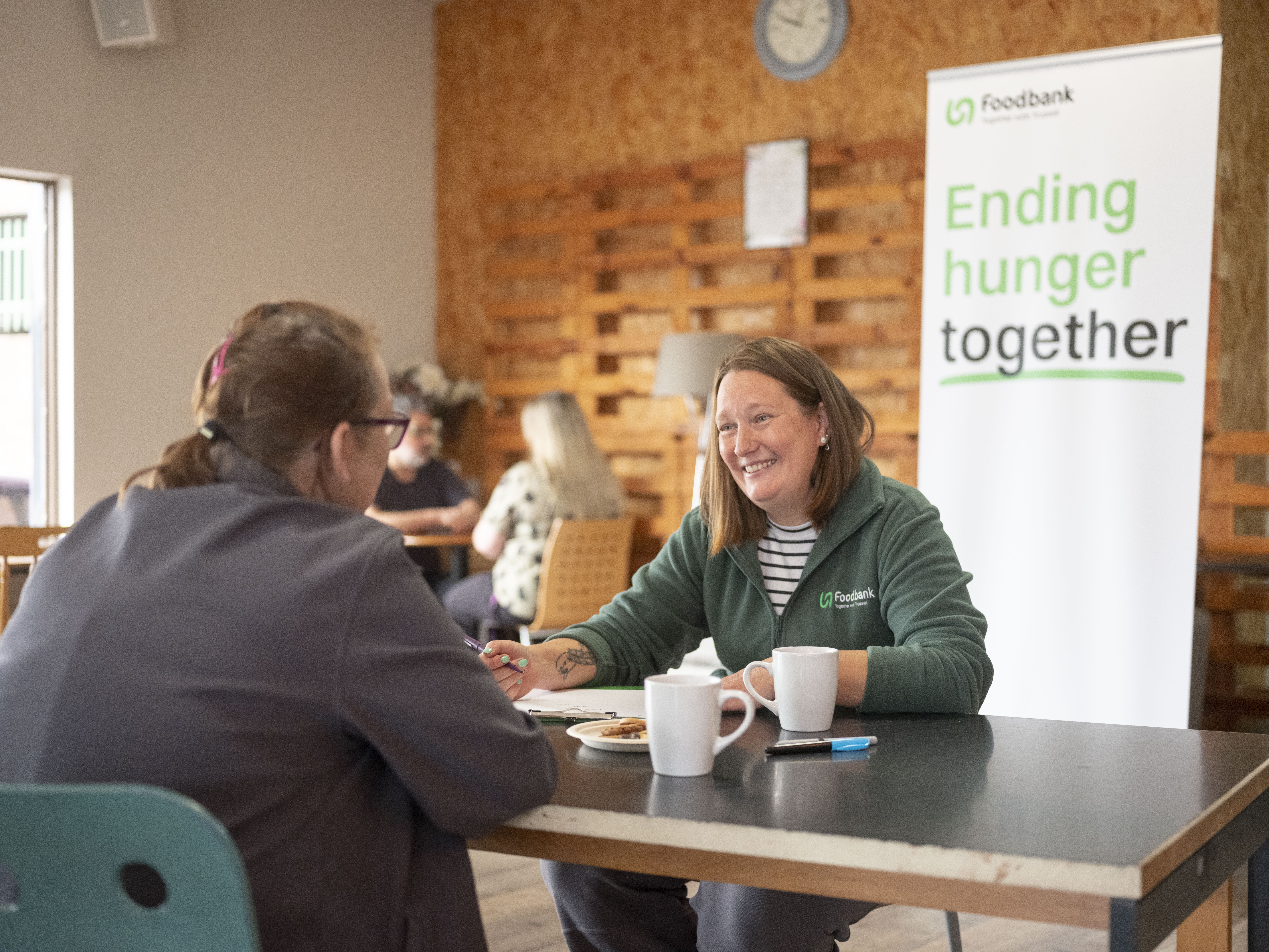 Trussel adviser offering support at local foodbank