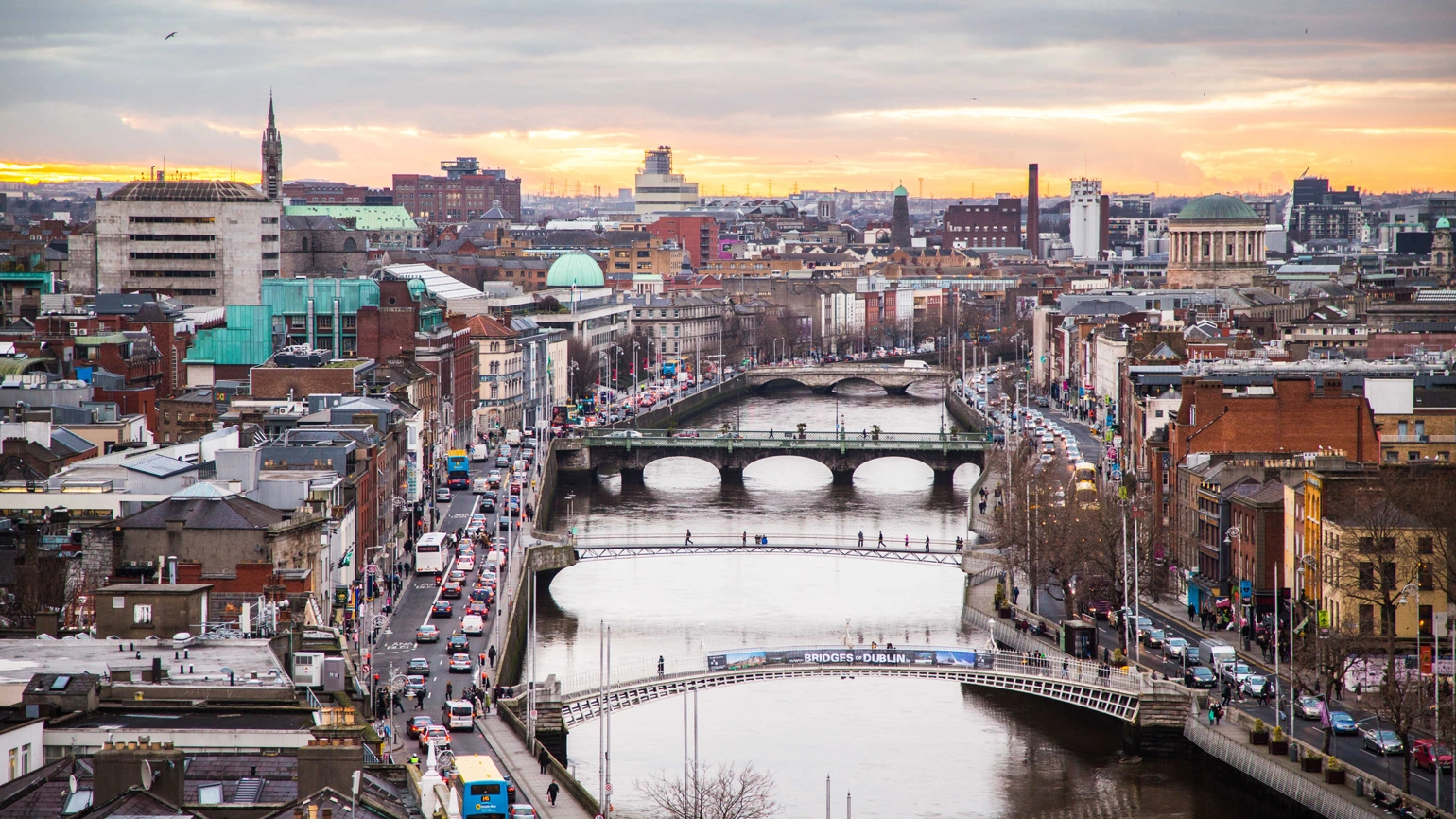 View of Dublin city View of Dublin city