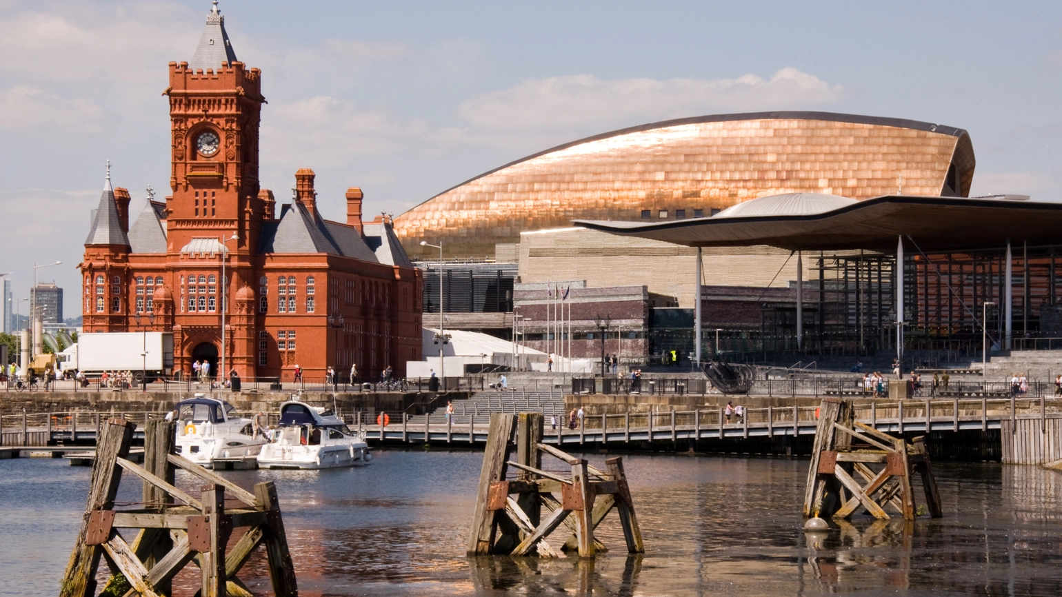 Photo of Cardiff Bay view  Photo of Cardiff Bay view