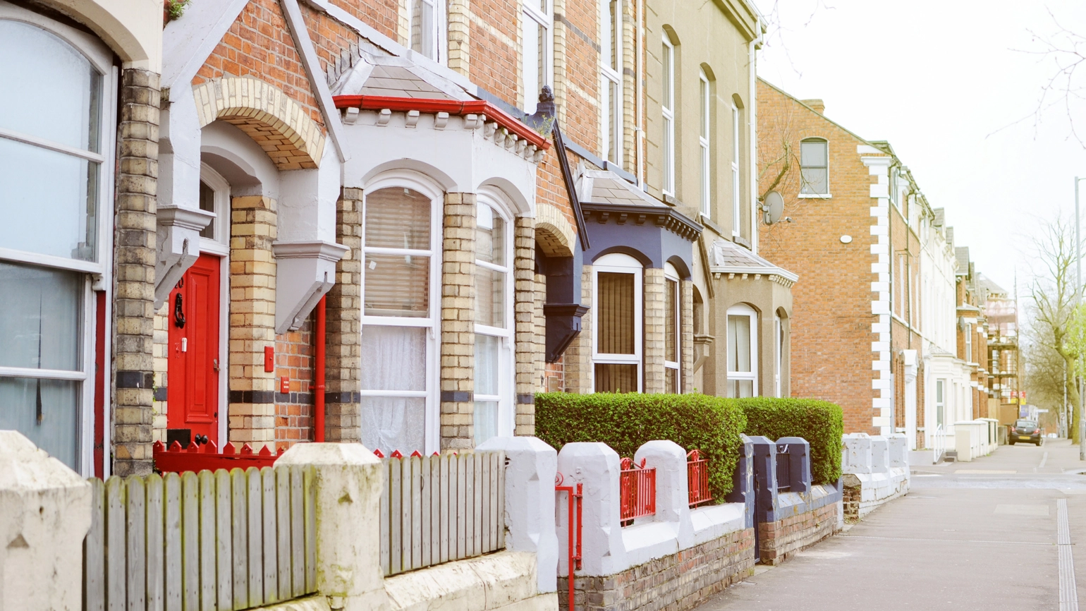 British terraced house exterior British terraced house exterior