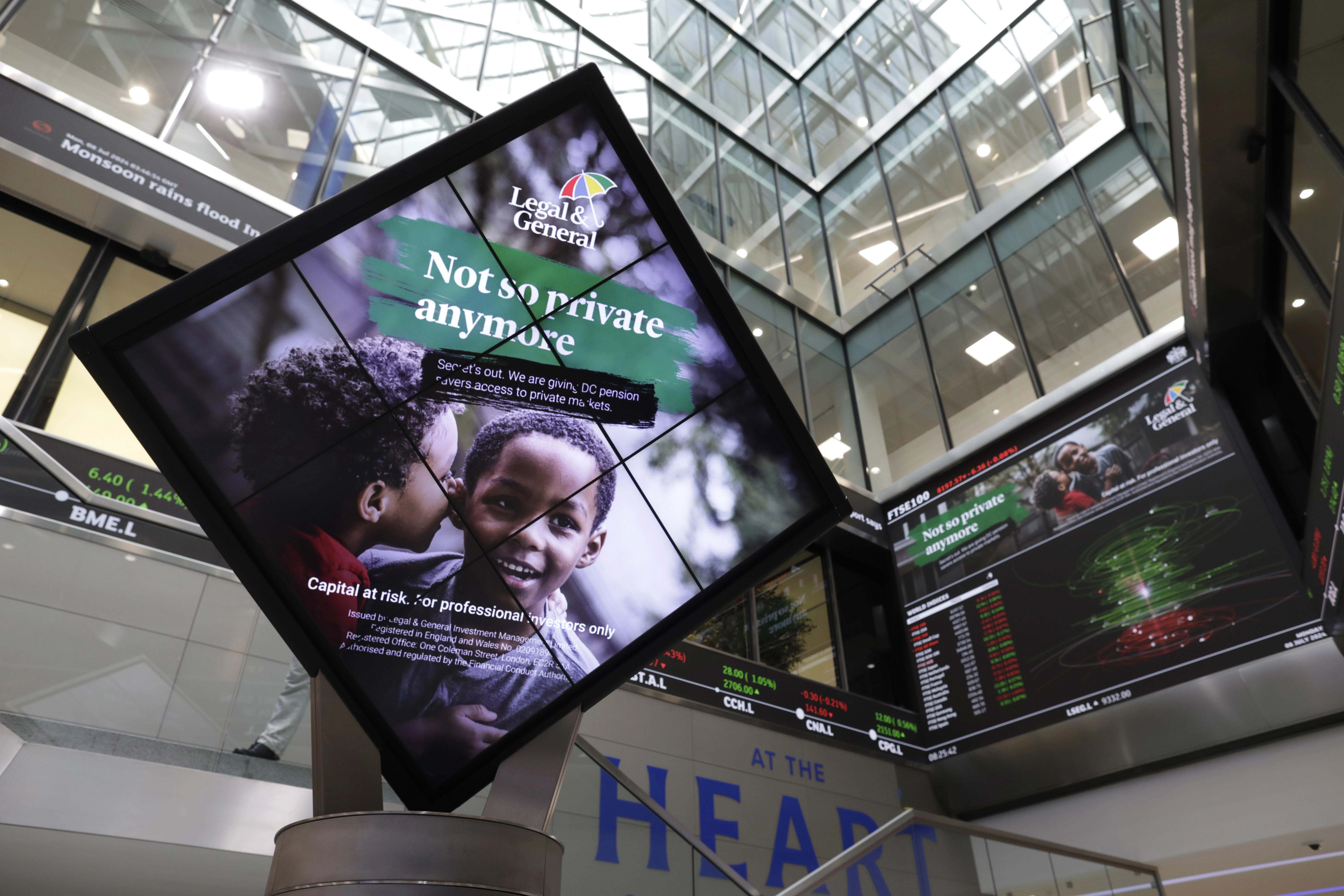L&G Private Markets Access Fund launch at The London Stock Exchange, England. L&G Private Markets Access Fund launch at The London Stock Exchange, England.