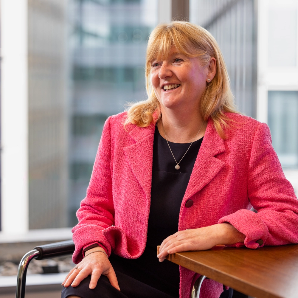 Photograph of Claire Bousfield, Independent Non-Executive Director, L&G. Photograph of Claire Bousfield, Independent Non-Executive Director, L&G.