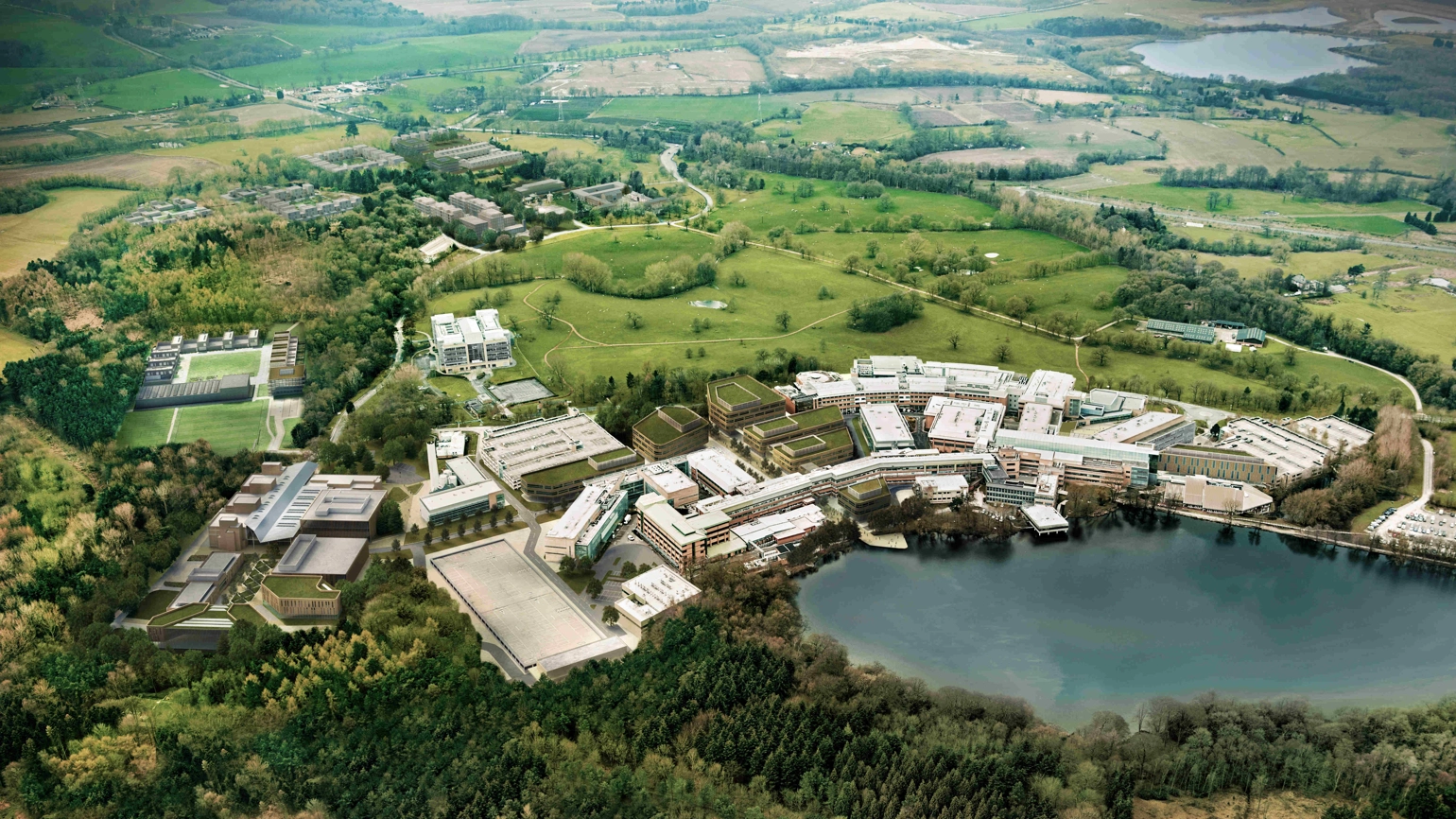 bruntwood alderley park in aerial view bruntwood alderley park in aerial view