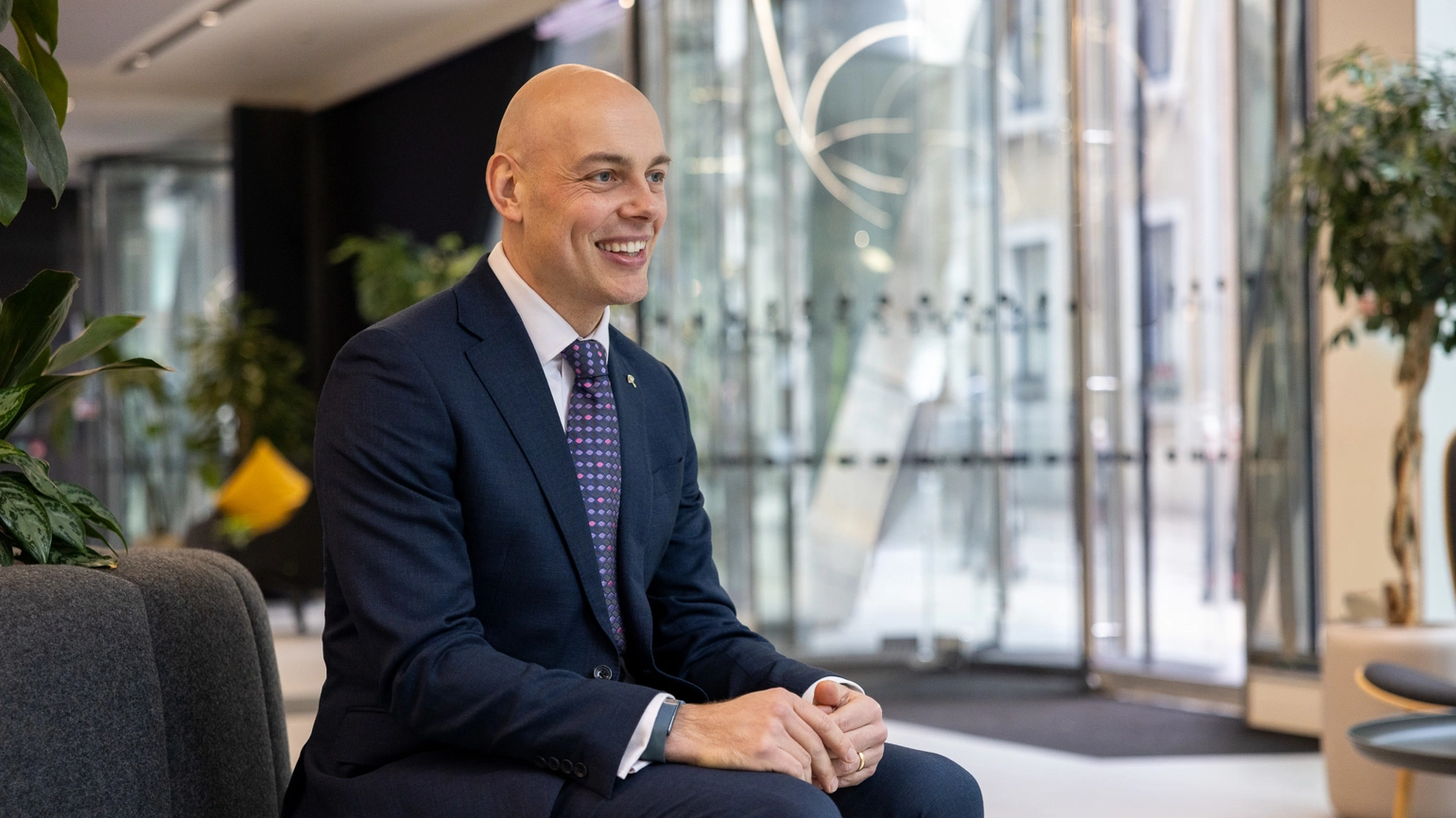 Photograph of Gareth Mee, Chief Executive Officer, Institutional Retirement, L&G. Photograph of Gareth Mee, Chief Executive Officer, Institutional Retirement, L&G.