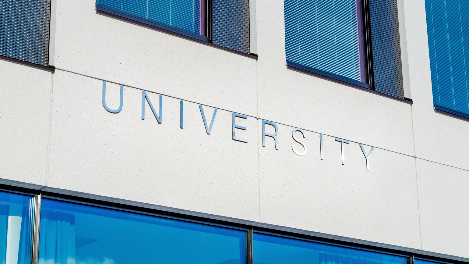 Image of University signage Image of University signage