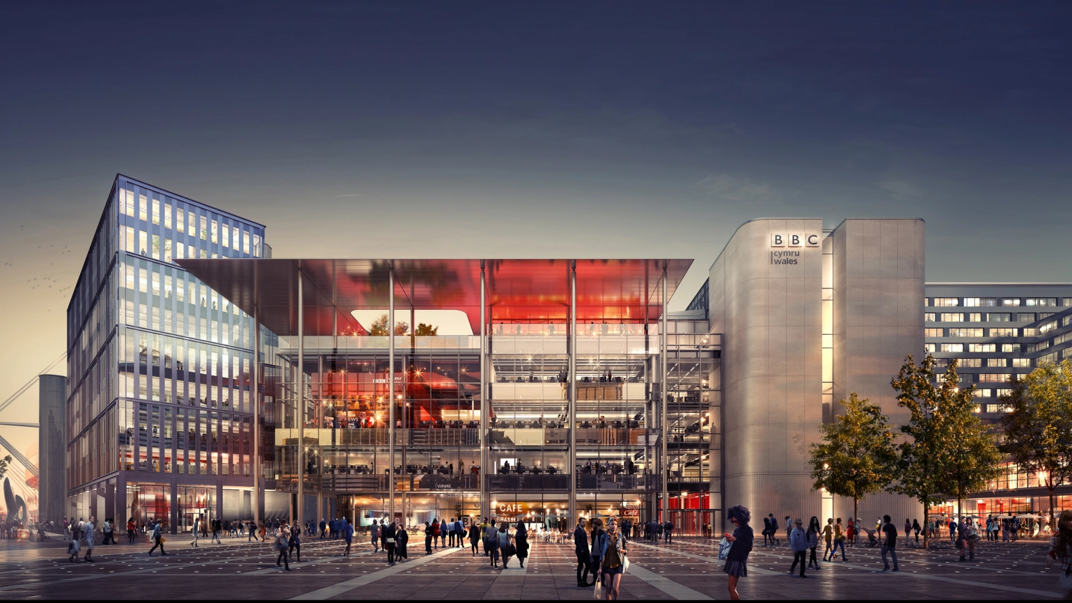 BBC Cardiff exterior image BBC Cardiff exterior image