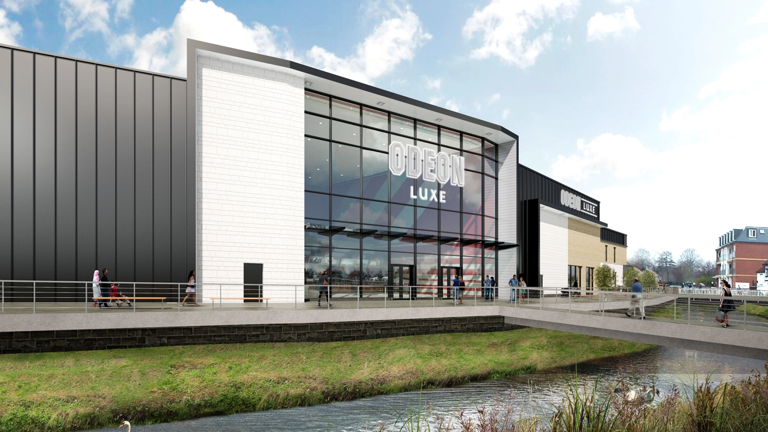 odeon stafford waterfront signage montage odeon stafford waterfront signage montage