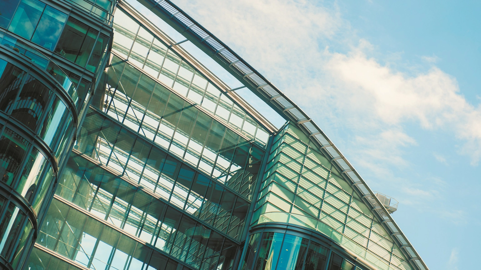 Photograph of the exterior of an office building Photograph of the exterior of an office building