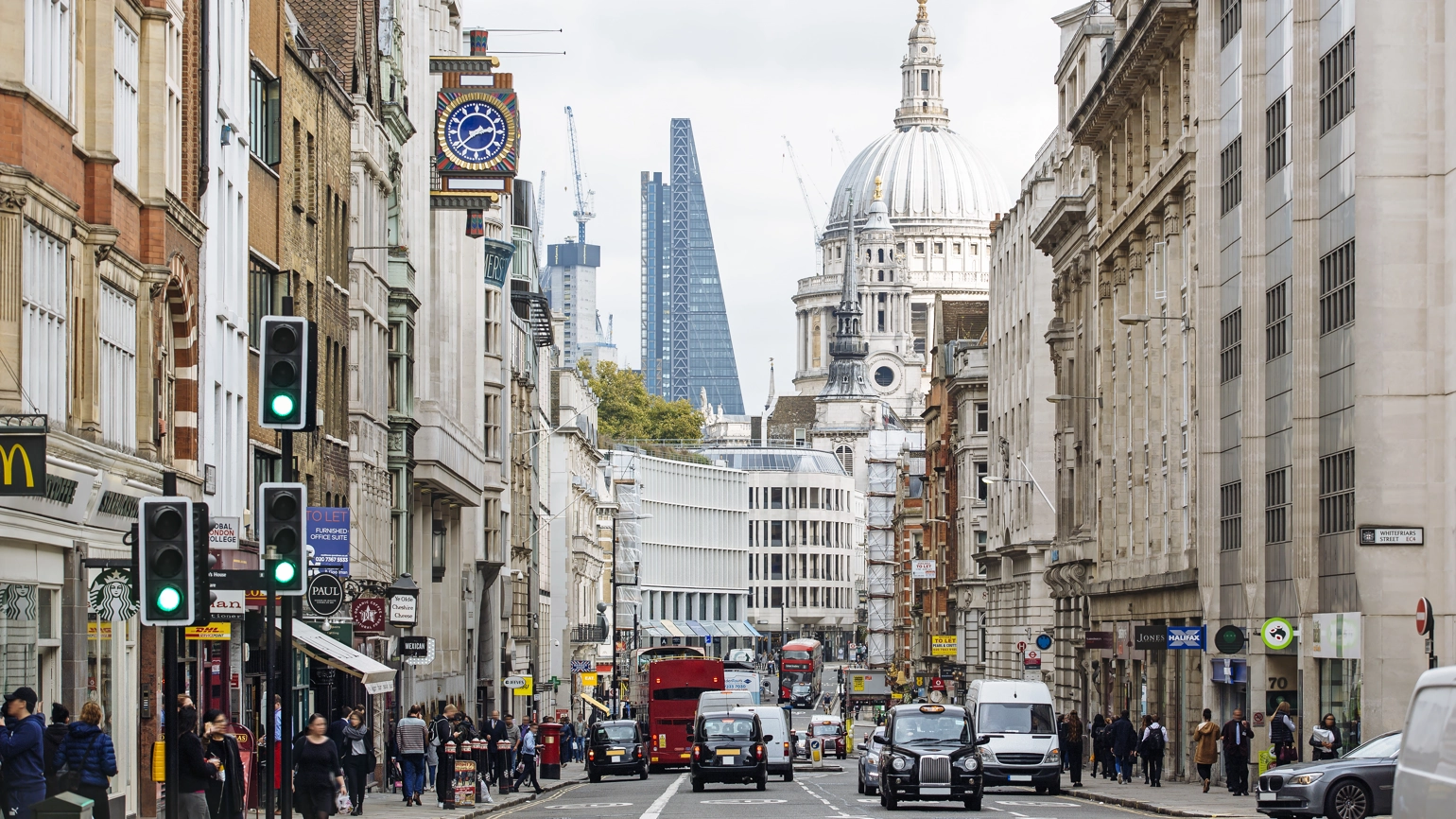 View of Fleet Street, London View of Fleet Street, London
