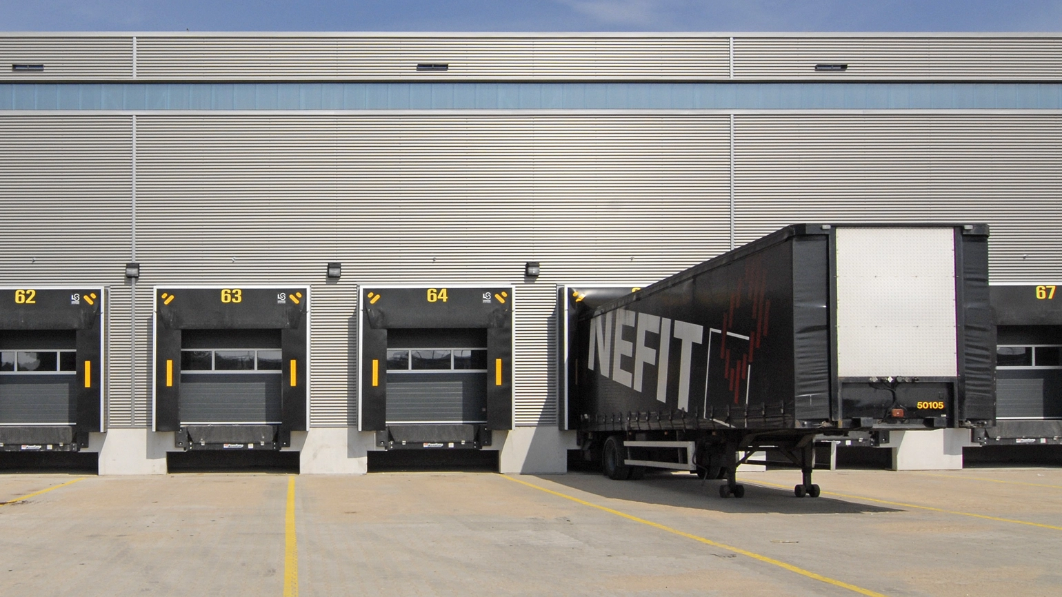 Image of modern loading dock Image of modern loading dock