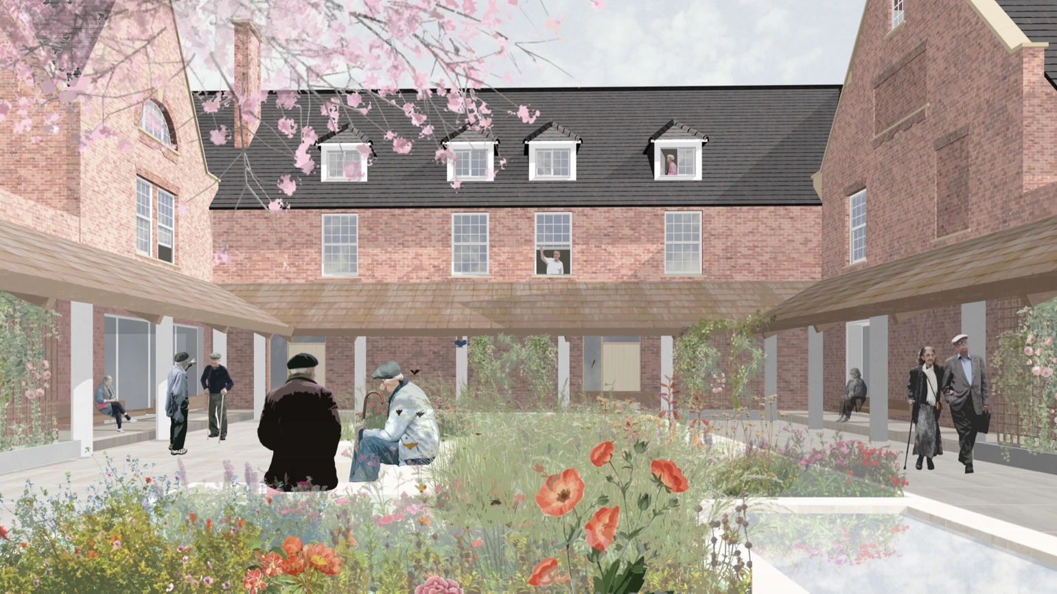 Kingswood new retirement home illustration  Kingswood new retirement home illustration