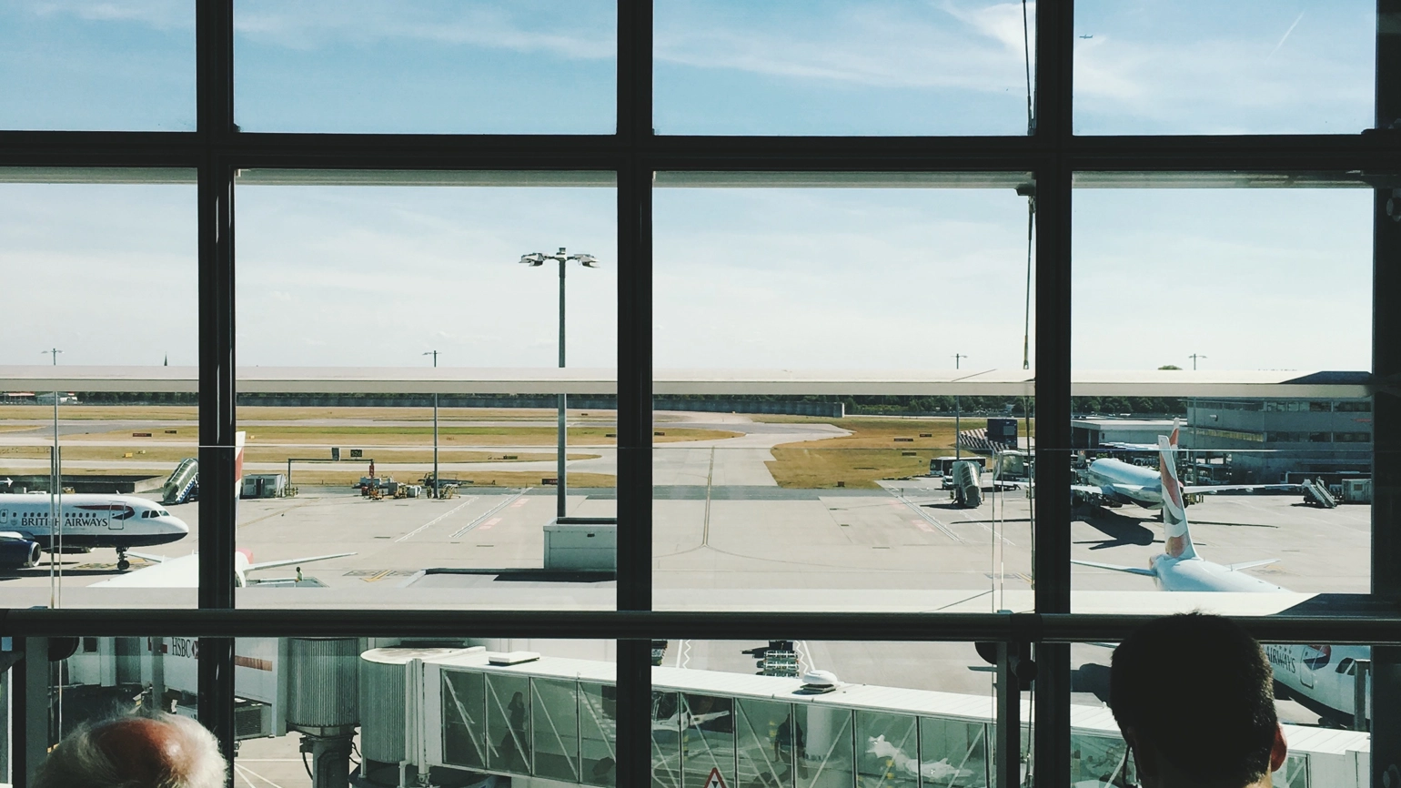 Photo of Heathrow airport passenger waiting for their flight Photo of Heathrow airport passenger waiting for their flight