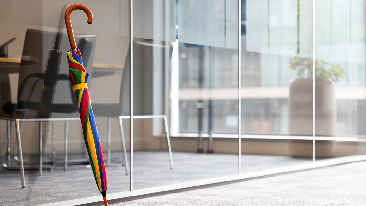 Umbrella Leaning On Meeting Room High Res Umbrella Leaning On Meeting Room High Res