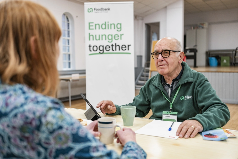 Trussell adviser offering advice Trussell adviser offering advice